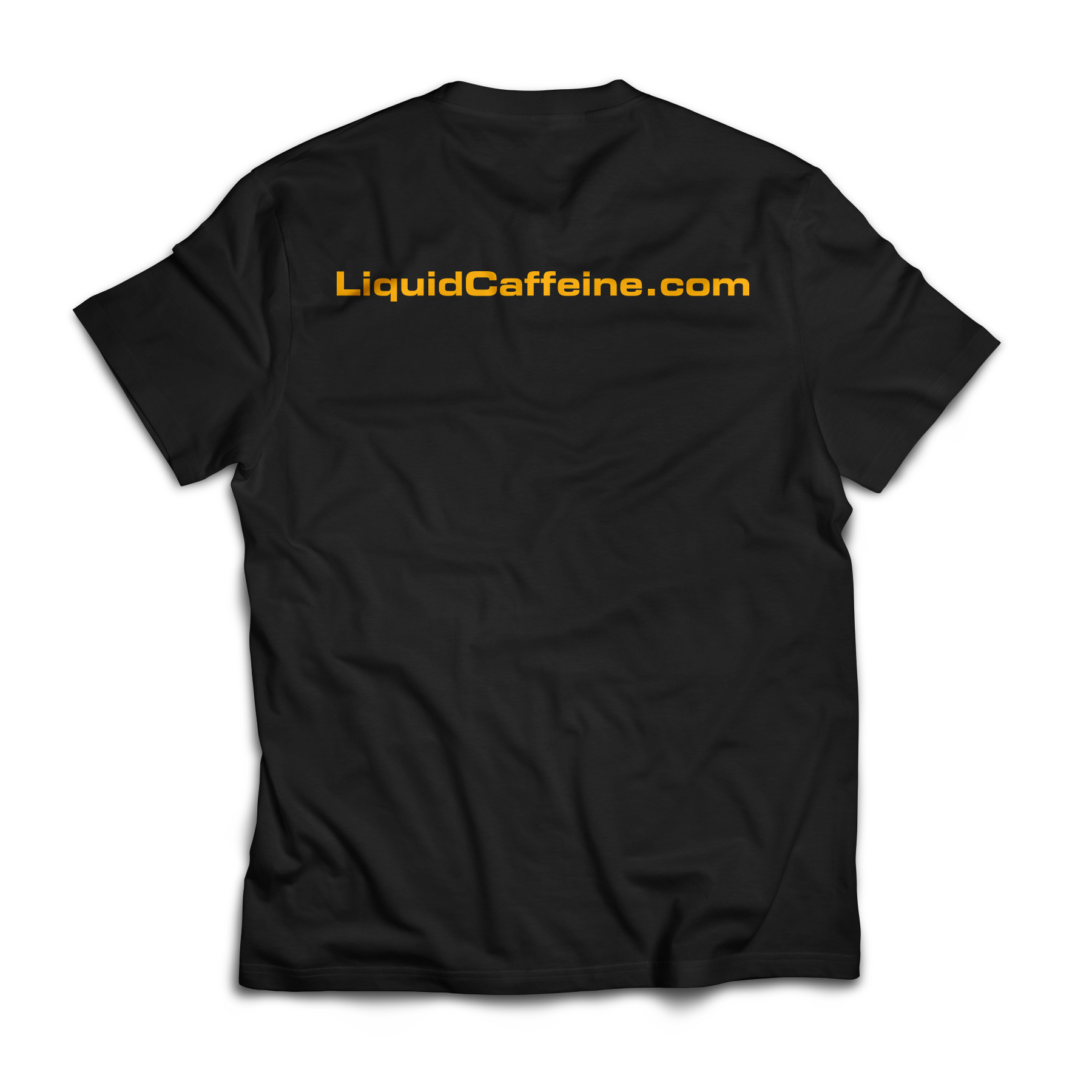 back of liquid caffeine tshirt image